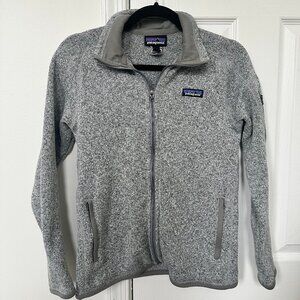 Gray Patagonia Better Sweater Fleece Jacket